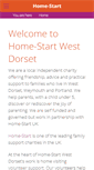Mobile Screenshot of homestartwestdorset.co.uk